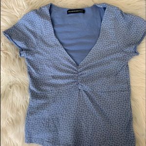 blue brandy melville V neck